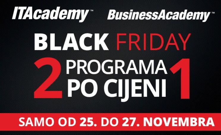 Dva programa po cijeni jednog: Samo ovog vikenda na ITAcademy i BusinessAcademy