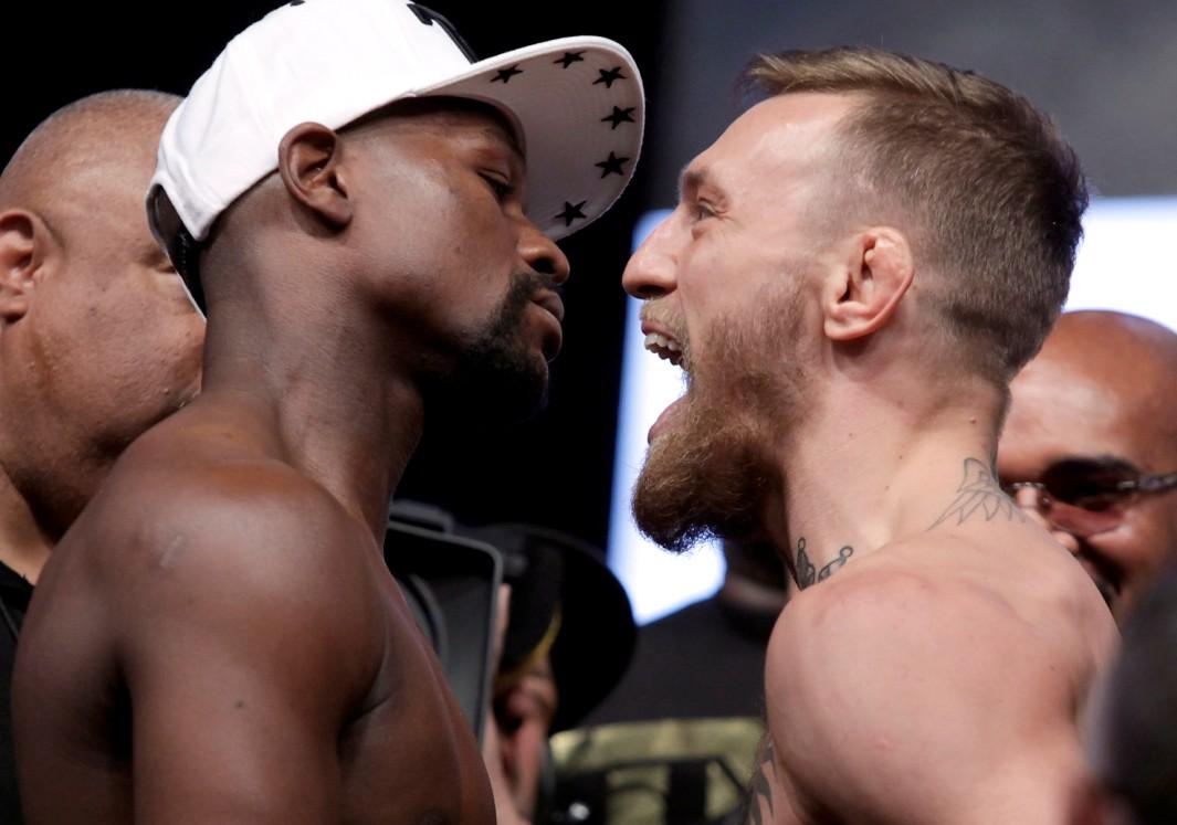 Odrađeno vaganje za borbu stoljeća: McGregor kilogram i pol teži od Mayweathera