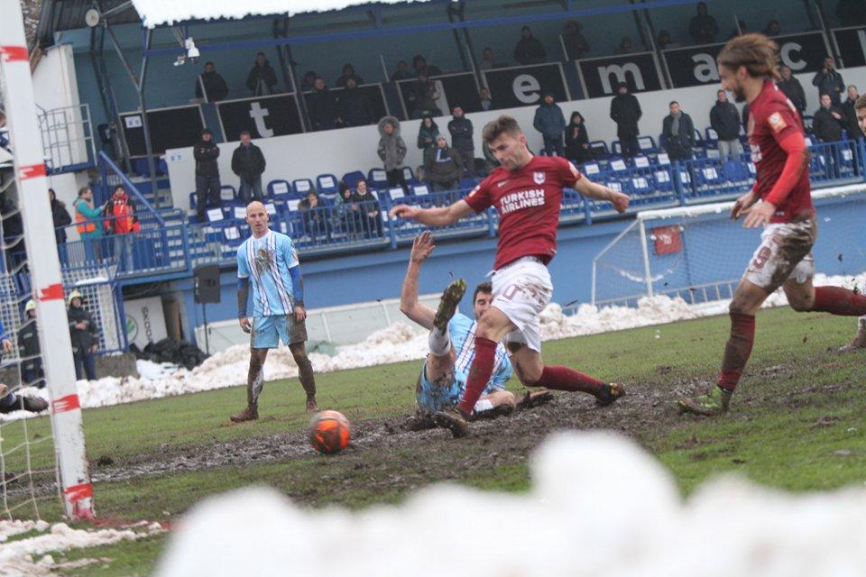 Gol Rahmanovića za utjehu bordo tima na Grbavici