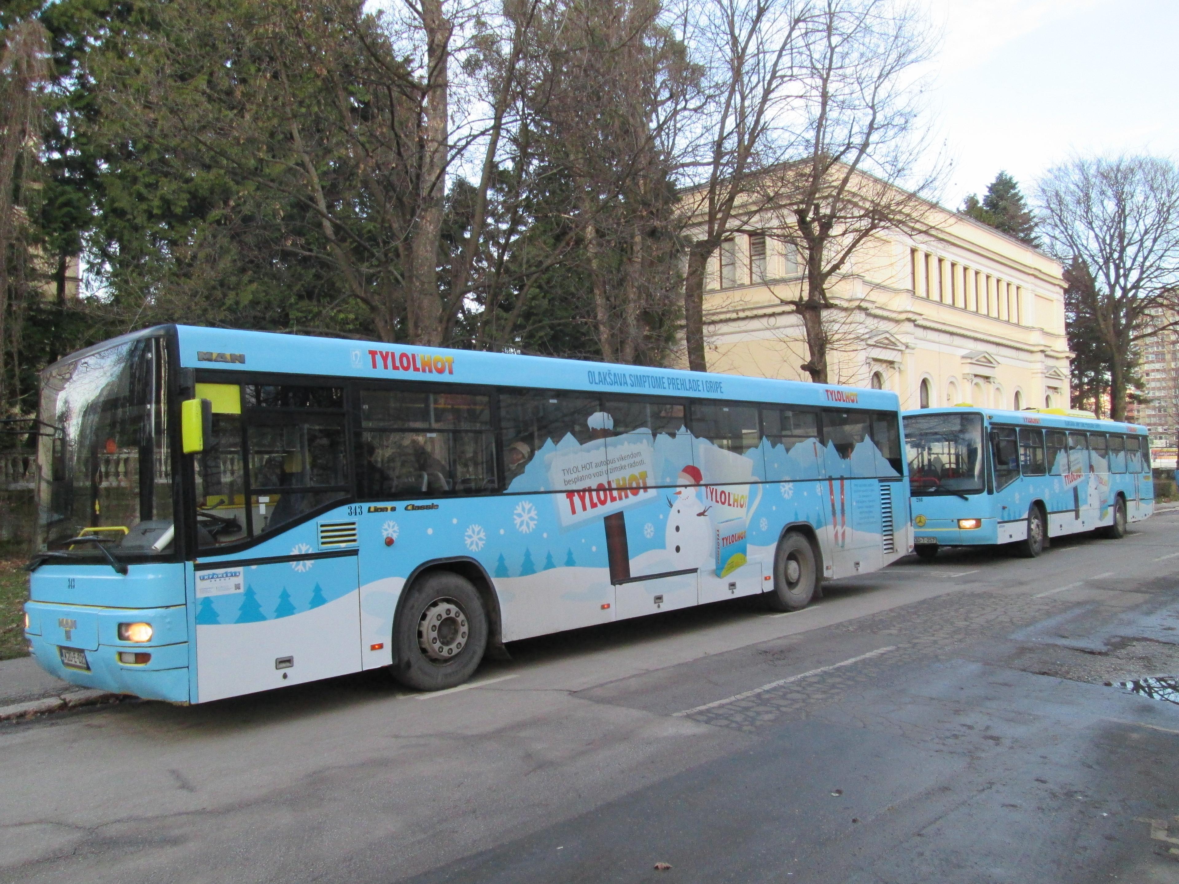 Tylol Hot autobus vikendom besplatno vozi u zimske radosti