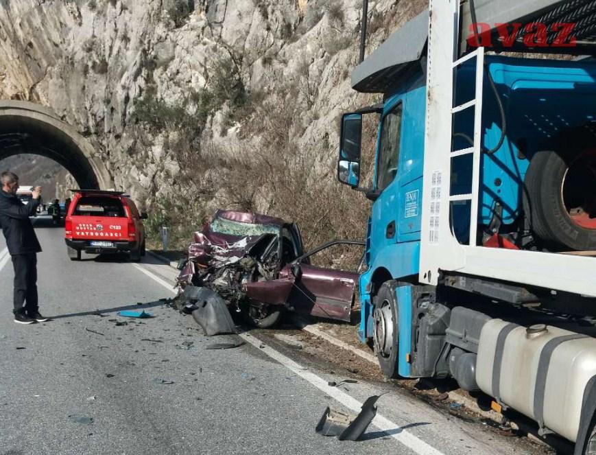 Na putu Jablanica - Mostar smrtno stradala jedna osoba