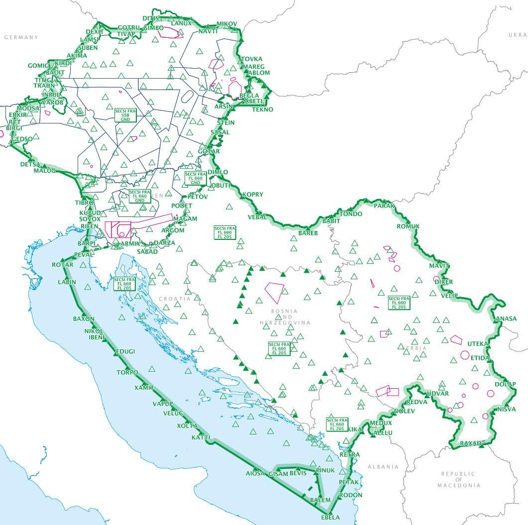 Grafički prikaz slobodne rute - Avaz