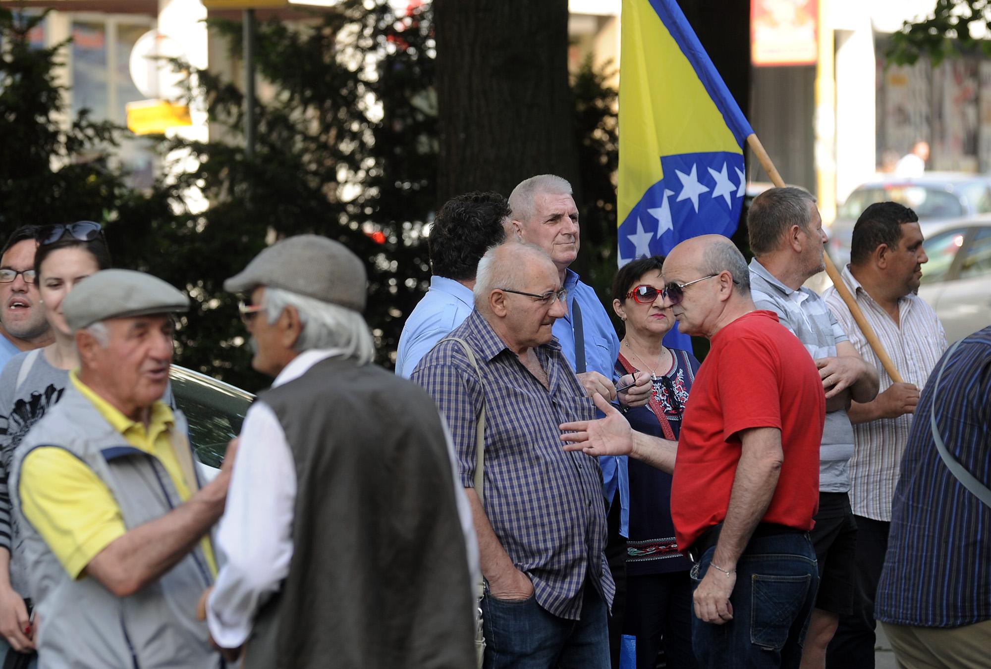 Na protestu Sindikata solidarnosti manje od stotinu građana