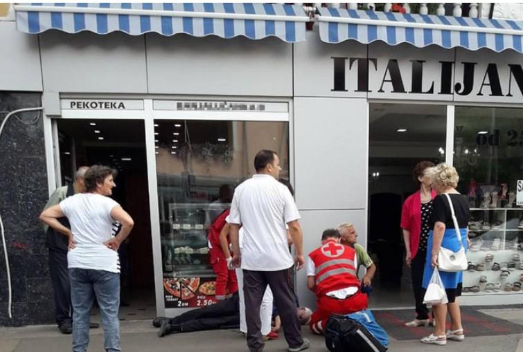 Muškarac se u Banjoj Luci srušio na beton, ljekari ga pokušavaju vratiti u život