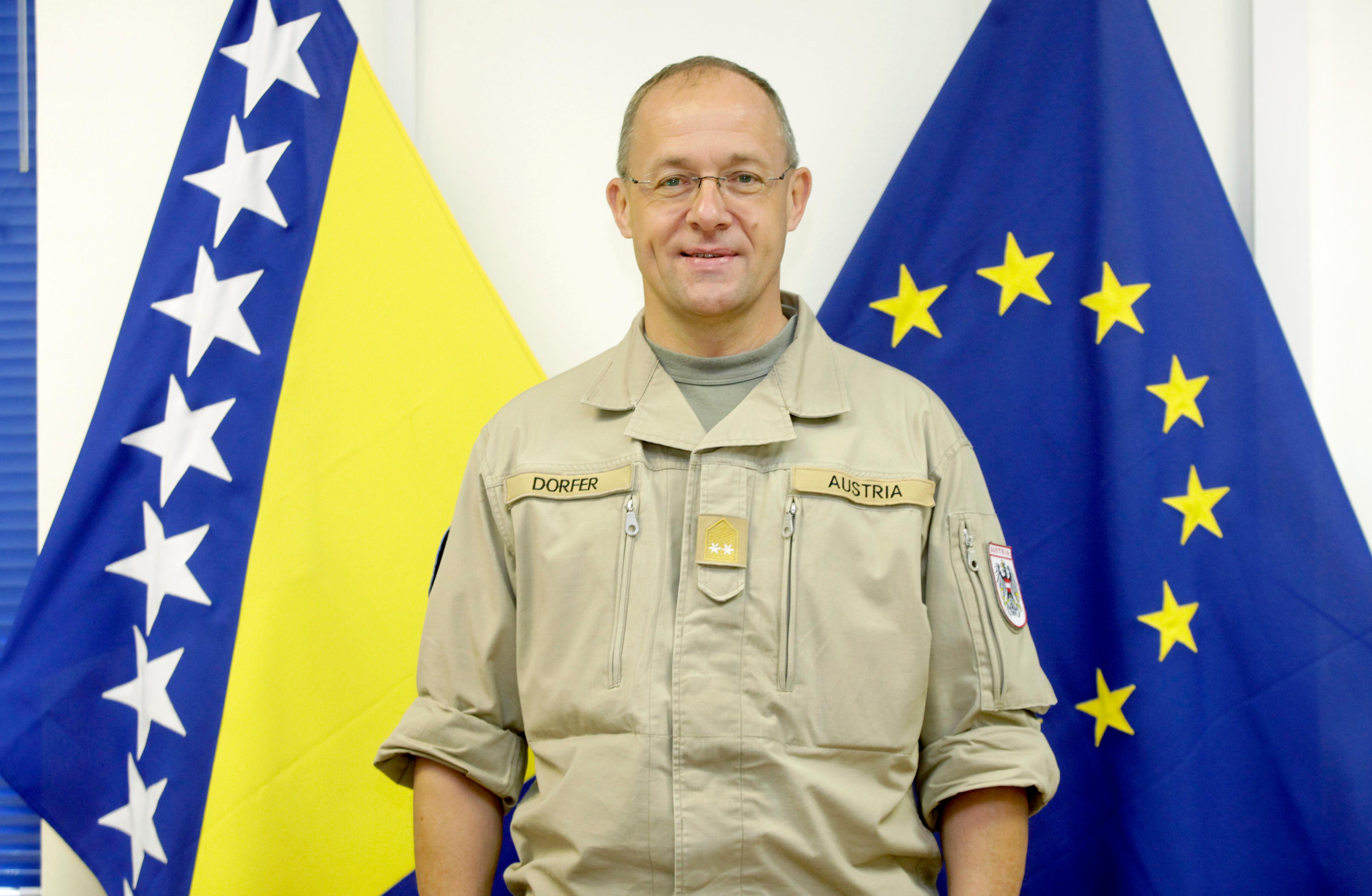 Brigadier general Martin Dorfer: EUFOR is not spying on anyone