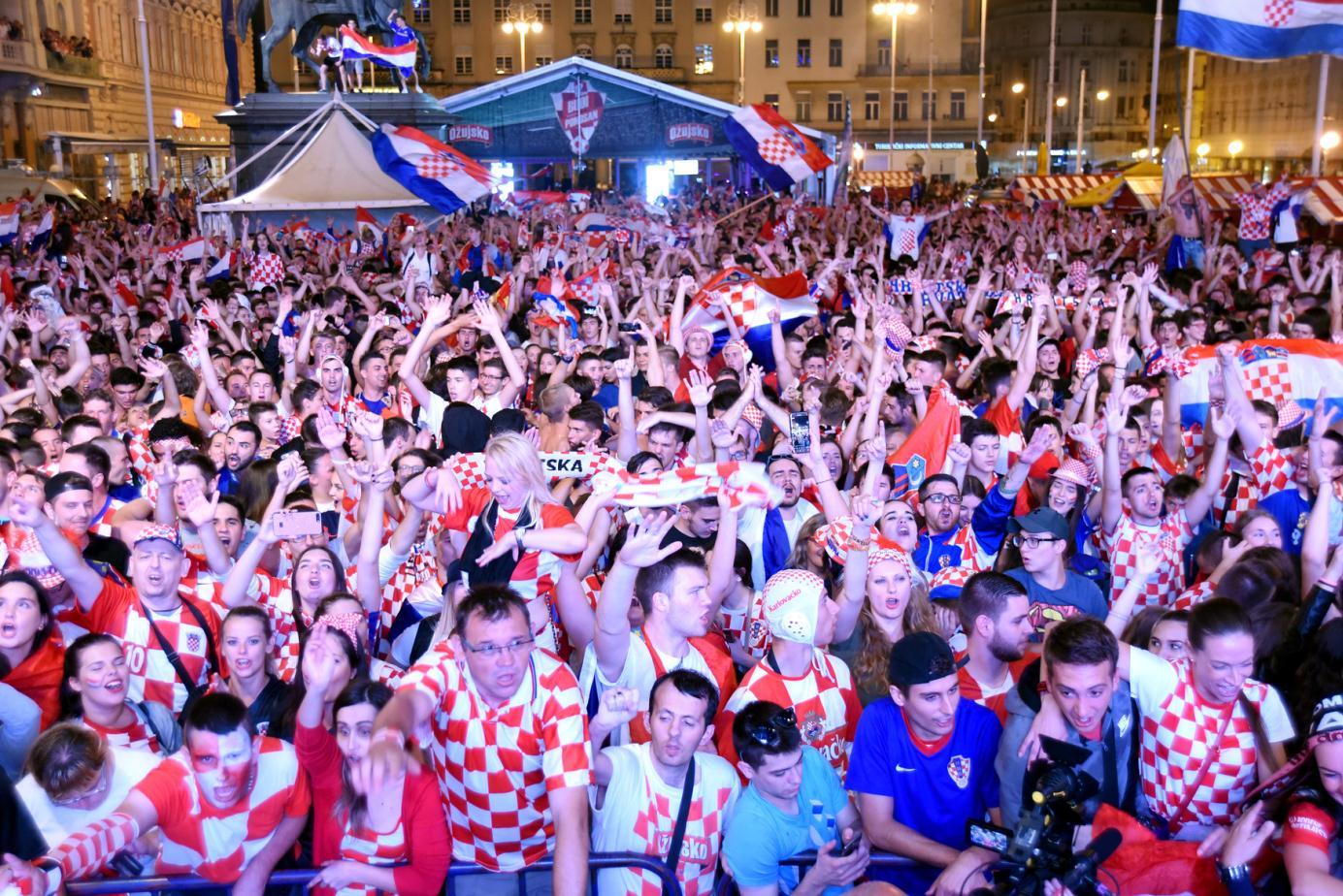 Za "Vatrene" u ponedjeljak doček na Trgu bana Jelačića