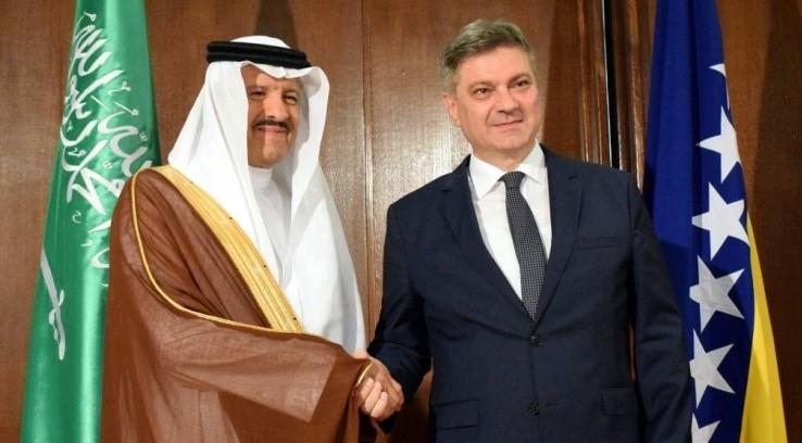 Sastanak Zvizdića i saudijskog princa: Veliki interes za investiranje u BiH