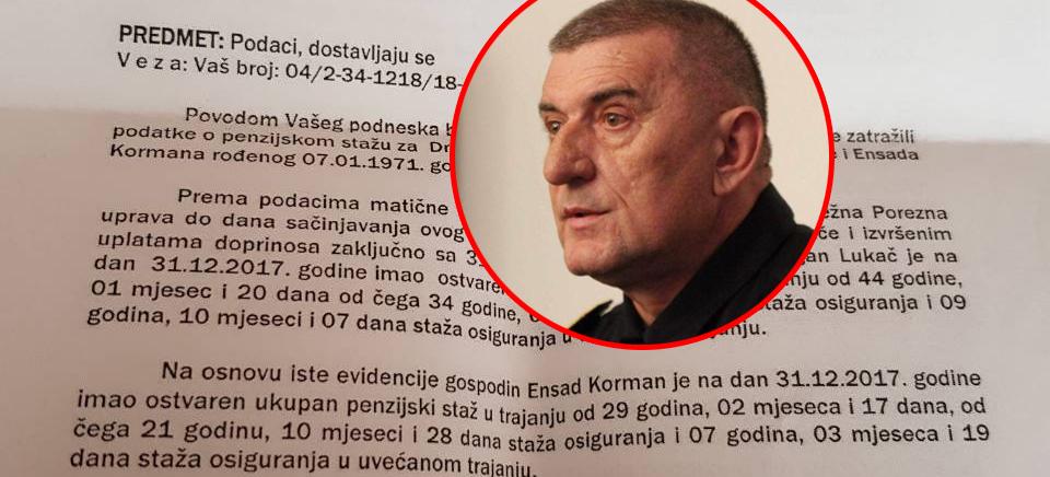 Nezavisni odbor dobio i zvaničnu potvrdu: Direktor FUP-a Dragan Lukač ima više od 44 godine staža!