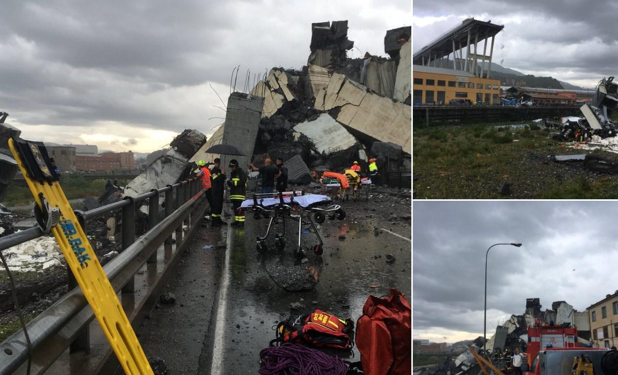 Urušio se vijadukt na autocesti kod Đenove, broj poginulih porastao na 35