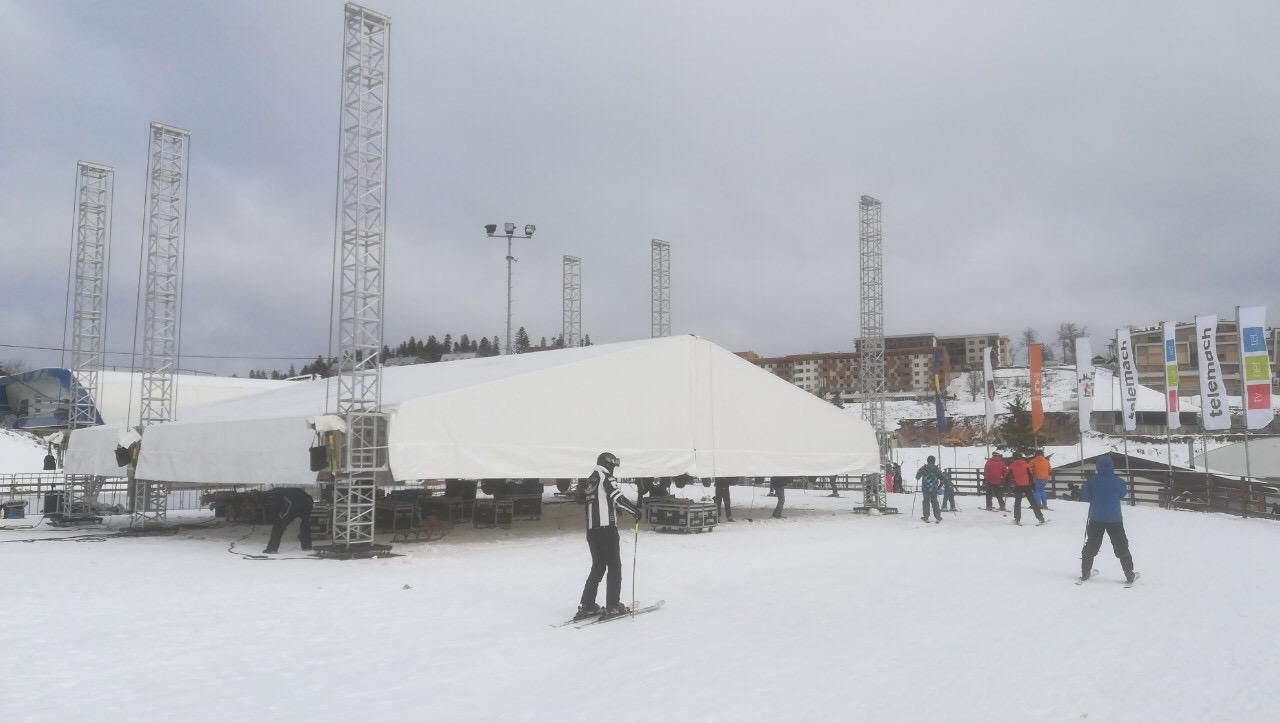 Postavljena velika bina: Bjelašnica spremna za spektakl - Avaz