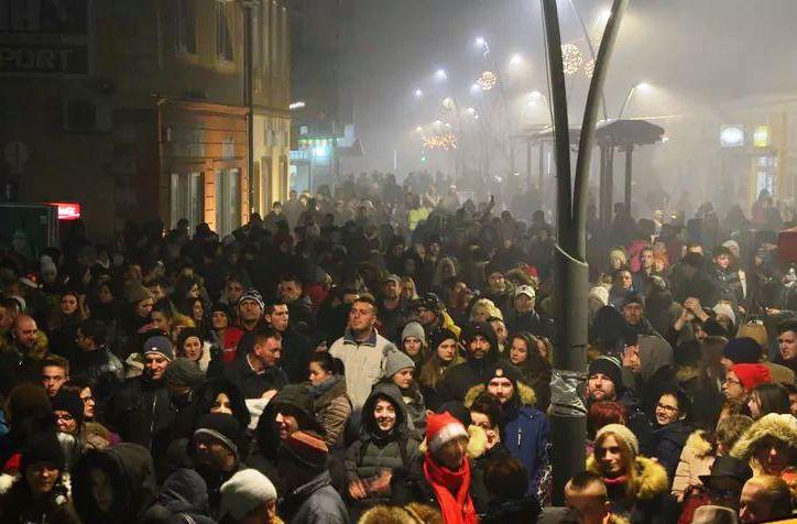 Doček Nove godine na Gradskom trgu u Bugojnu