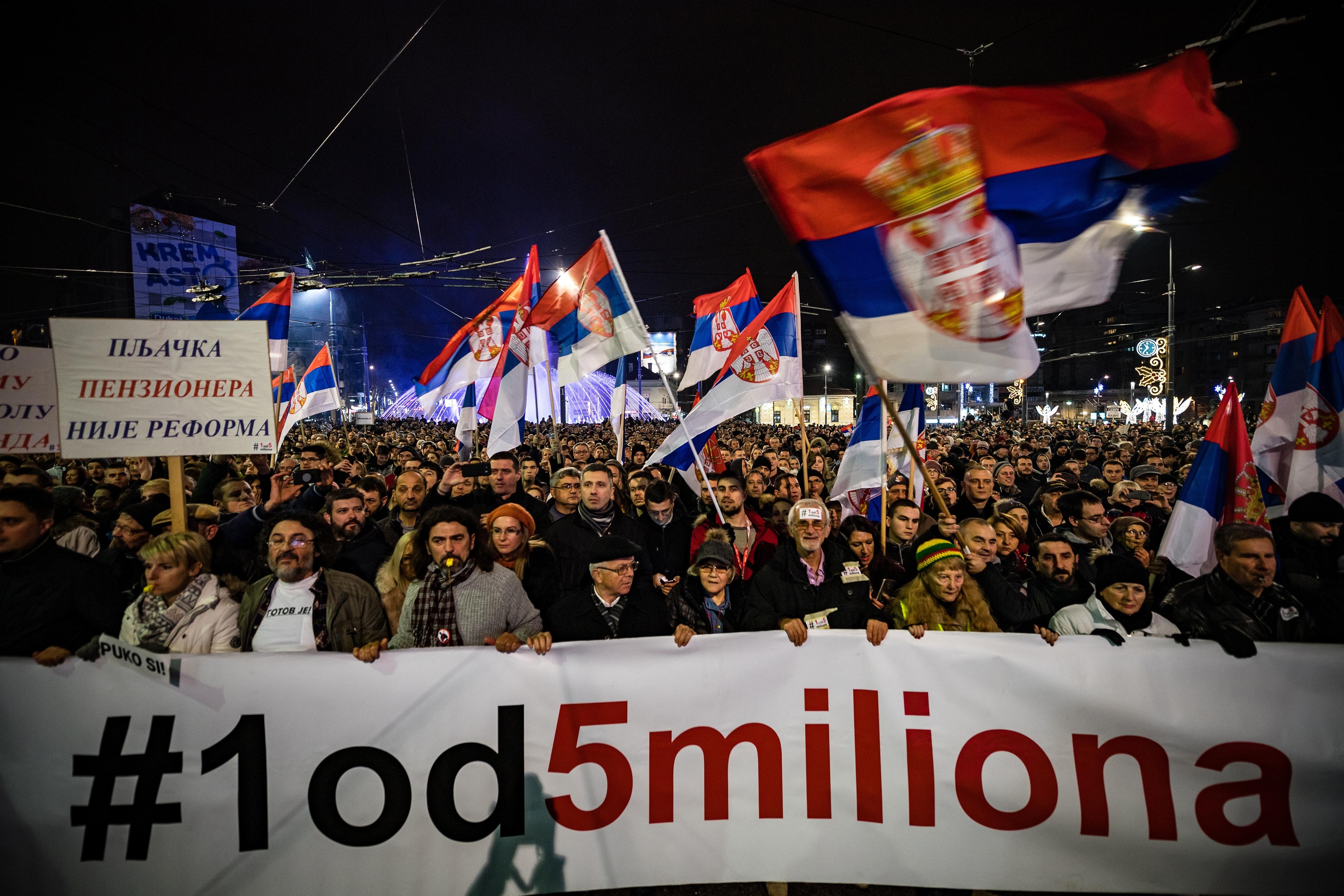 Protest "Jedan od pet miliona" i u Nišu