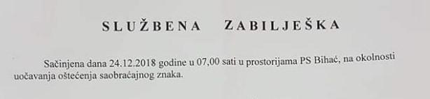 Državni službenik se zaigrao na poslu: Na zvaničnom dokumentu MUP-a USK napisao "Je** vas Ramo"