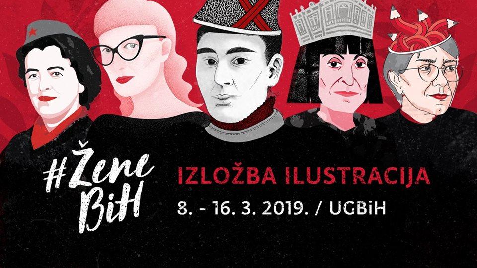 Otvaranje izložbe ilustracija #ŽeneBiH