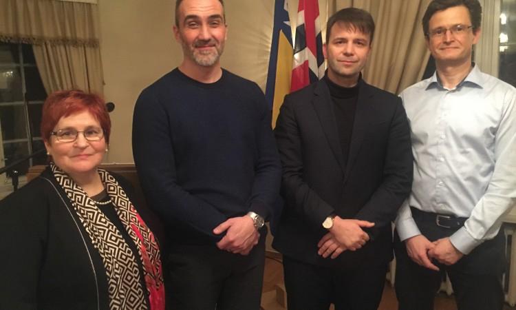 Predavanje profesora Popovca u Ambasadi BiH u Oslu