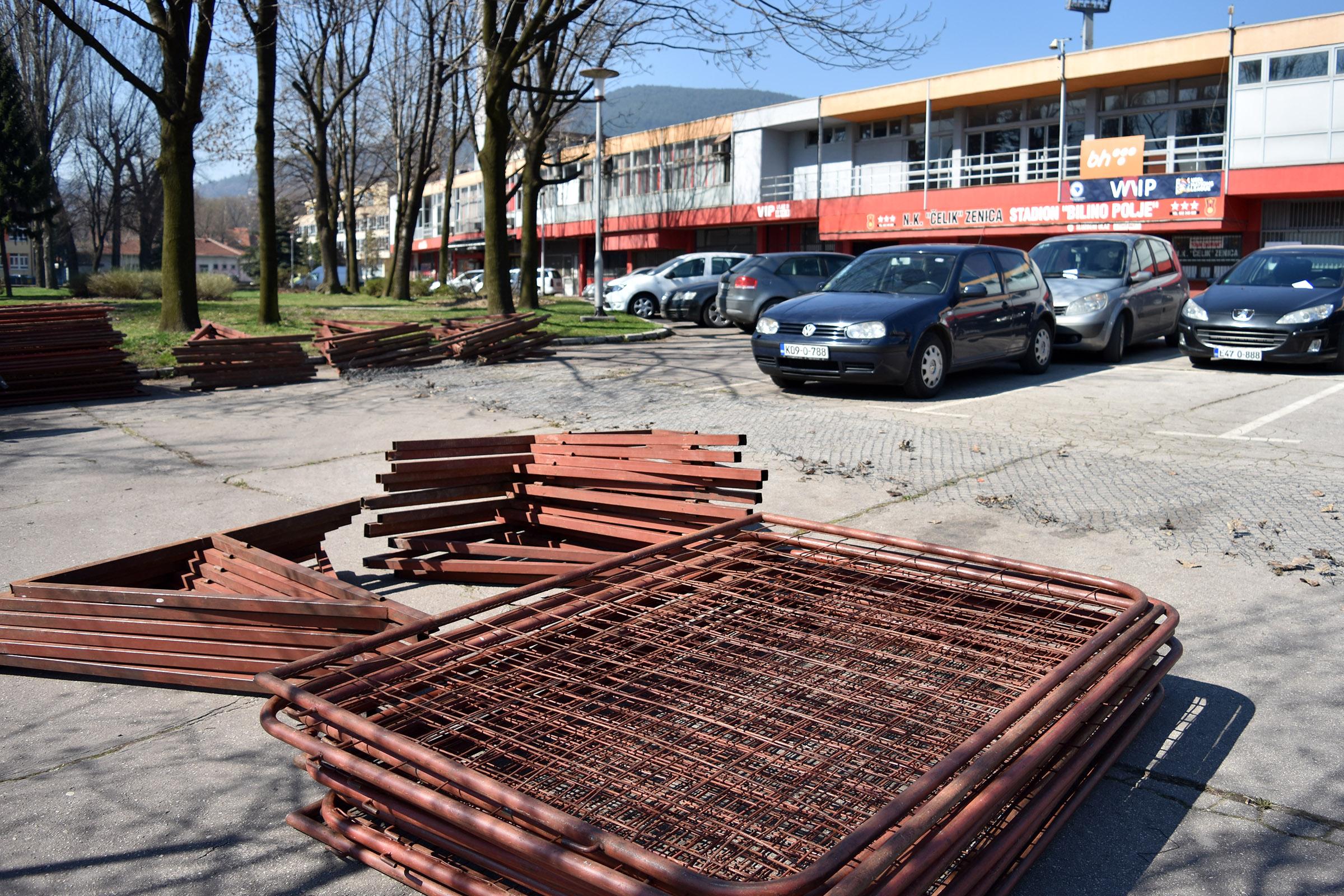 Stadion Bilino polje pred utakmicu BiH - Grčka koja se igra 26. marta - Avaz