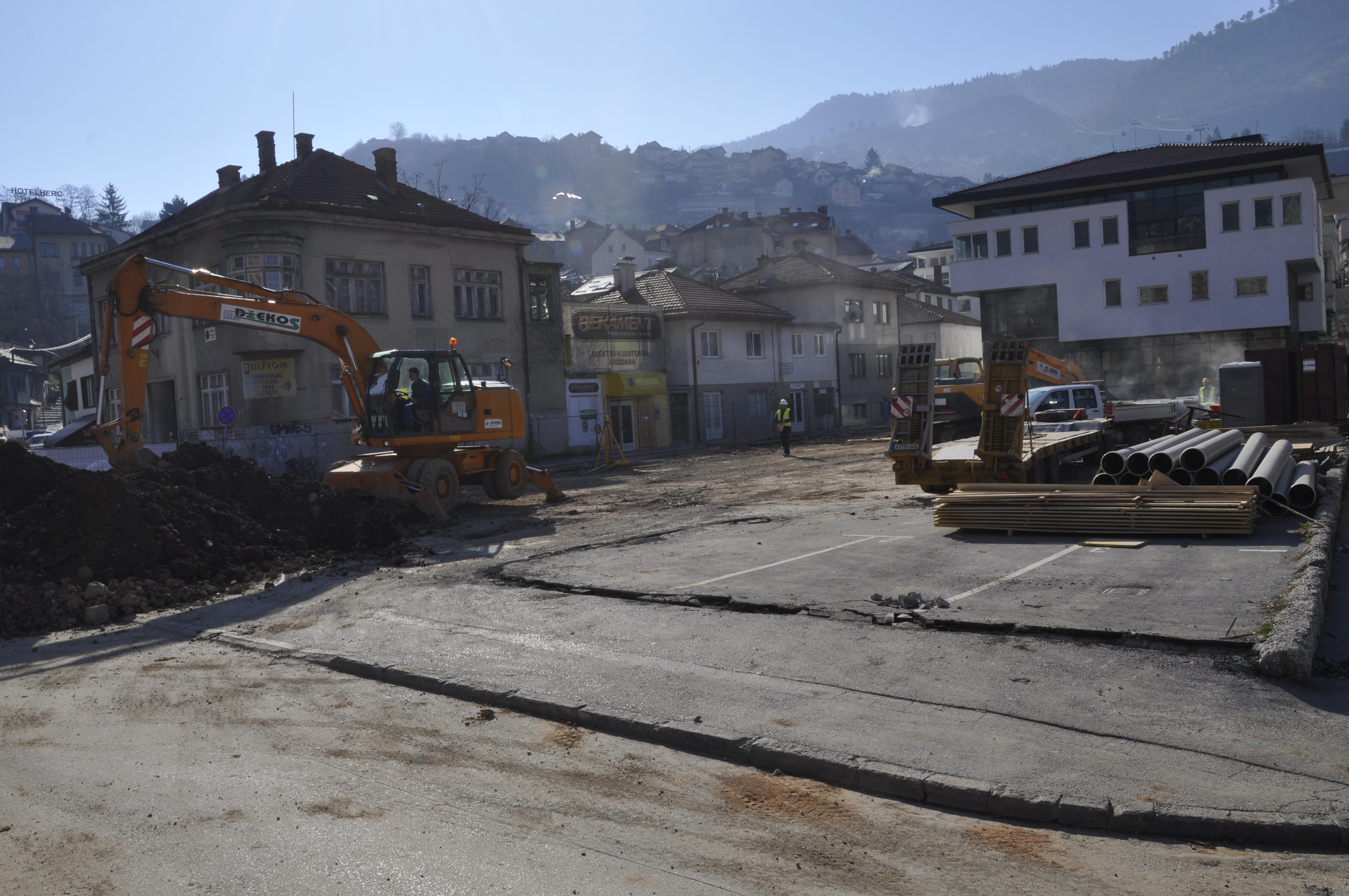 Izgradnja podzemne garaže - Avaz