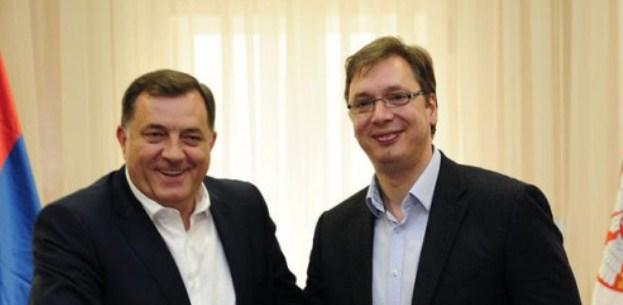 Milorad Dodik i Aleksandar Vučić - Avaz