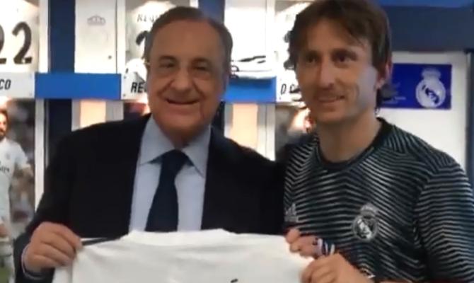 Perez i Modrić u svlačionici nakon podviga Hrvata - Avaz