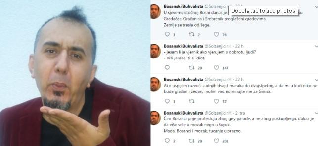 Evo šta mladima poručuje Bosanski bukvalista: Ostajte ovdje, treba neko cement istovarati