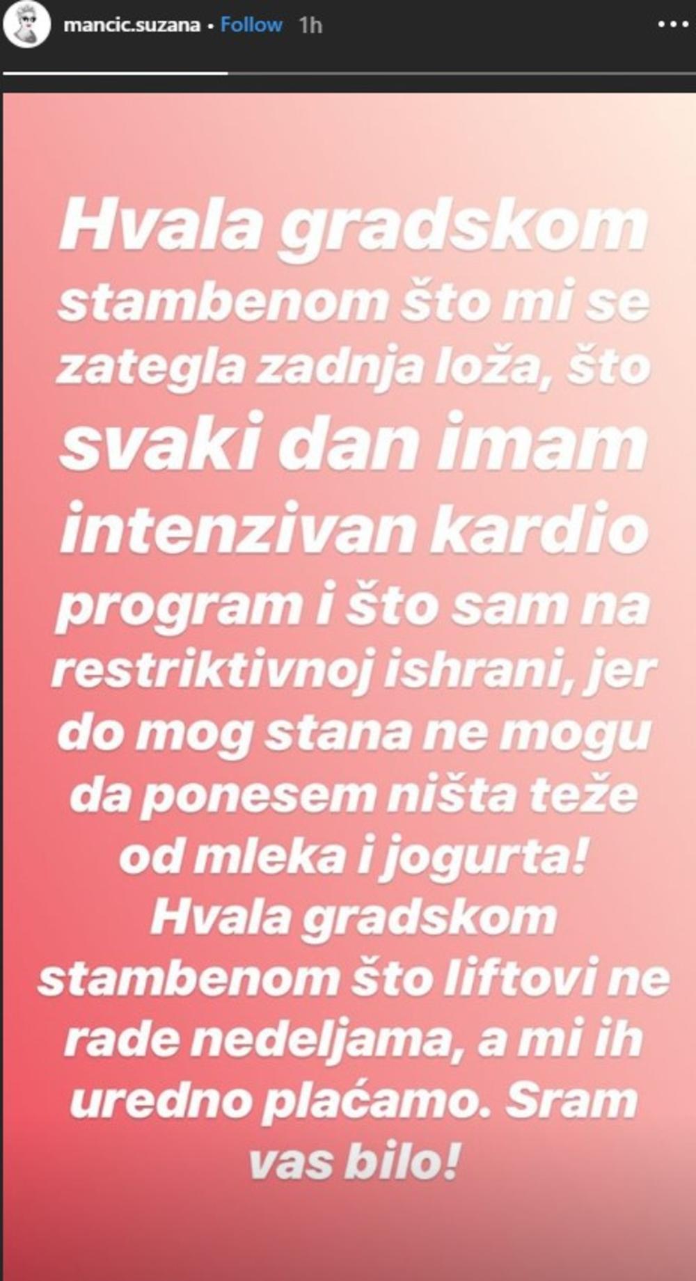 Suzana Mančić podijelila problem s fanovima - Avaz