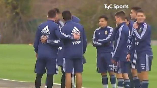 Ovako to izgleda kada Mesi dođe na trening Argentine