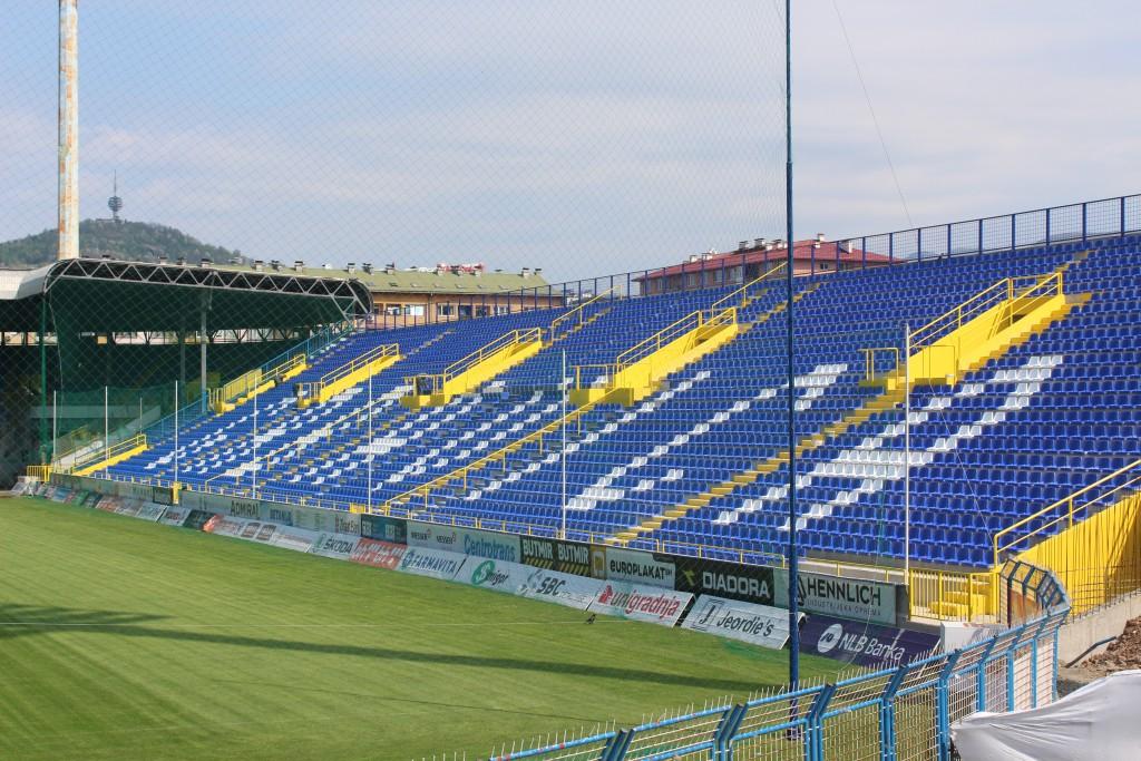 Problemi za FK Željezničar ne prestaju: Poplavila unutrašnjost stadiona nakon obilnih padavina