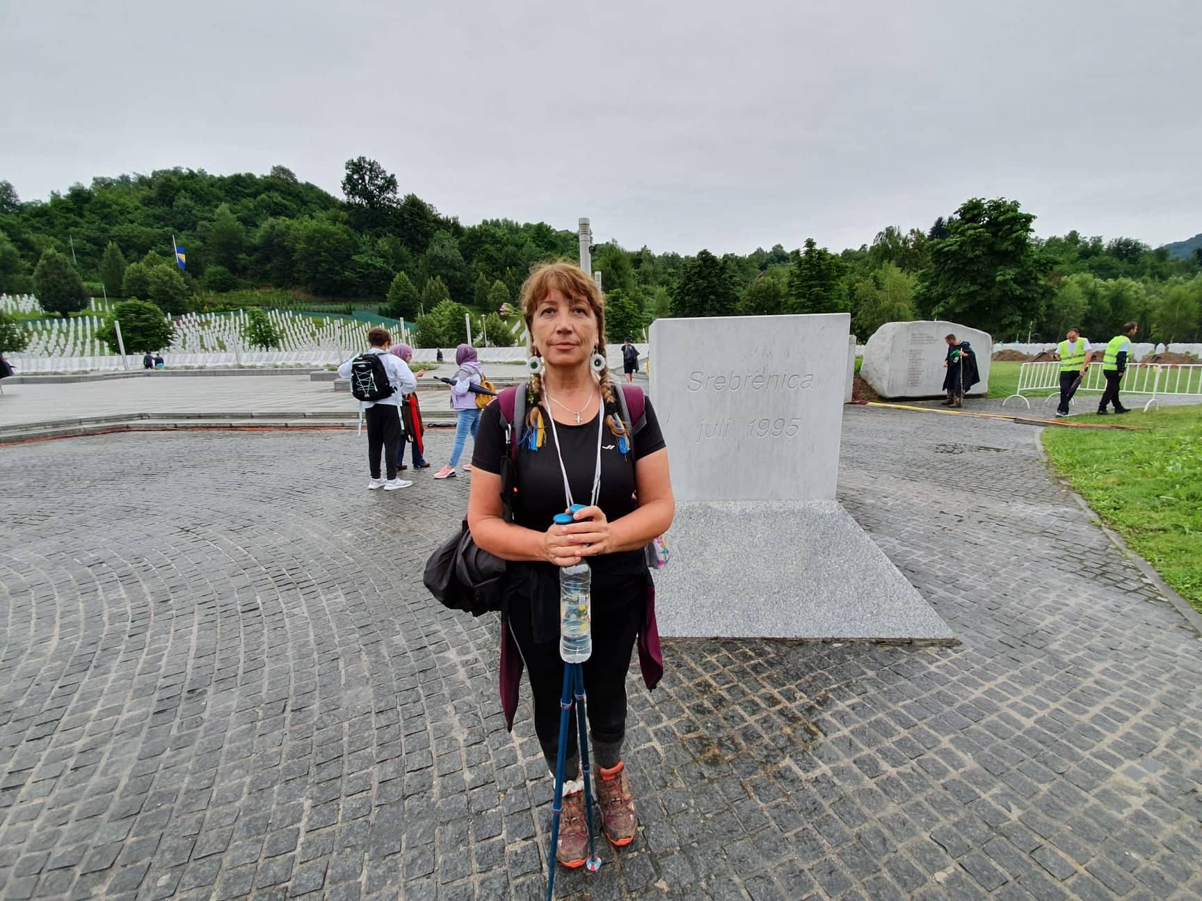 Bahar Avdu učestvovala u "Maršu mira": Srebrenica je za mene rana, velika bol