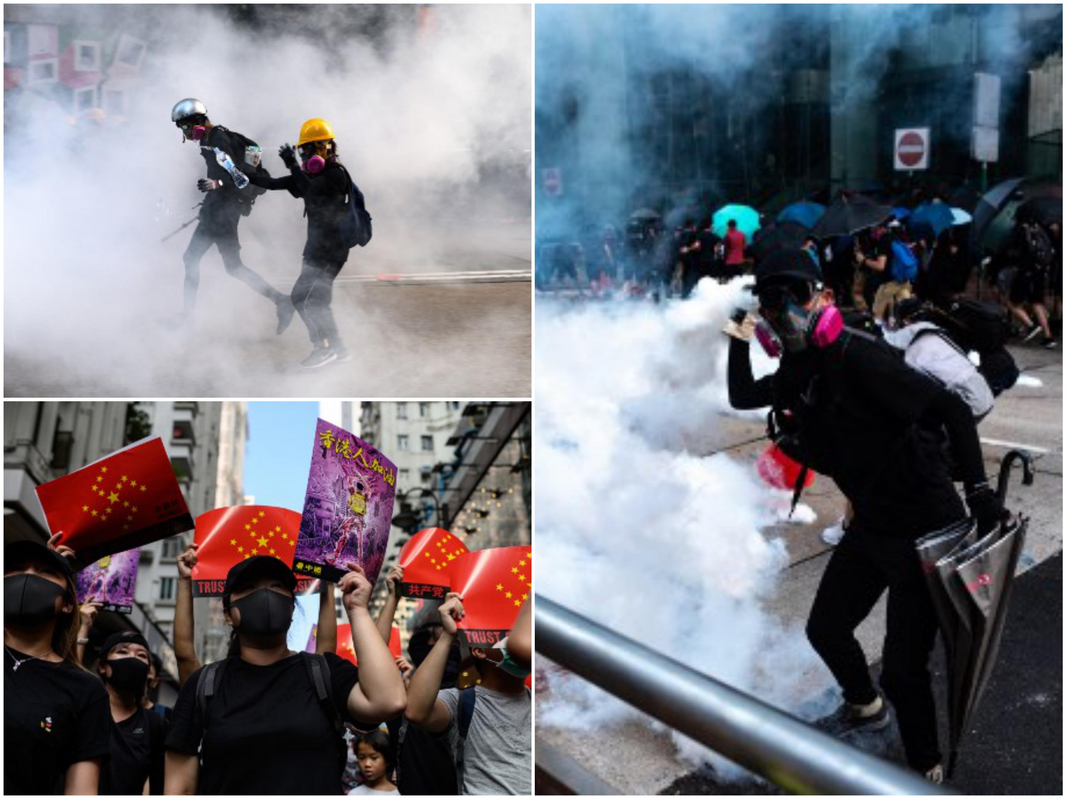 Neredi u Hong Kongu: Demonstranti bacali Molotovljeve koktele i cigle na vladu, policija odgovorila suzavcem