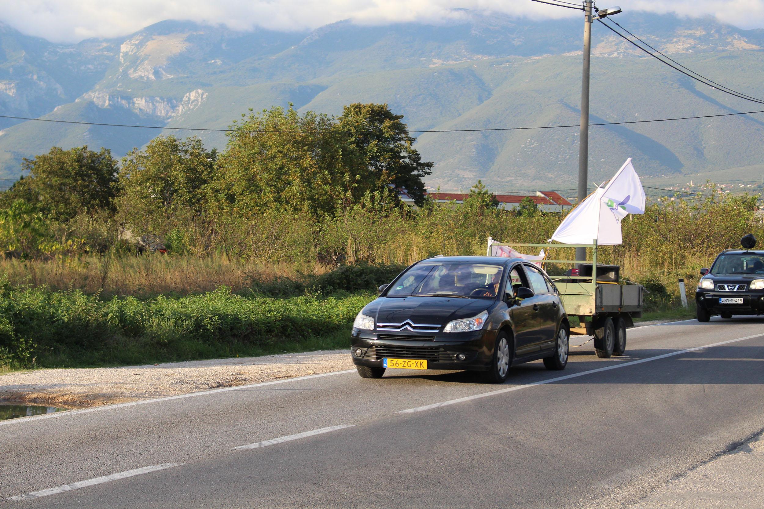 Protestna vožnja mještana - Avaz