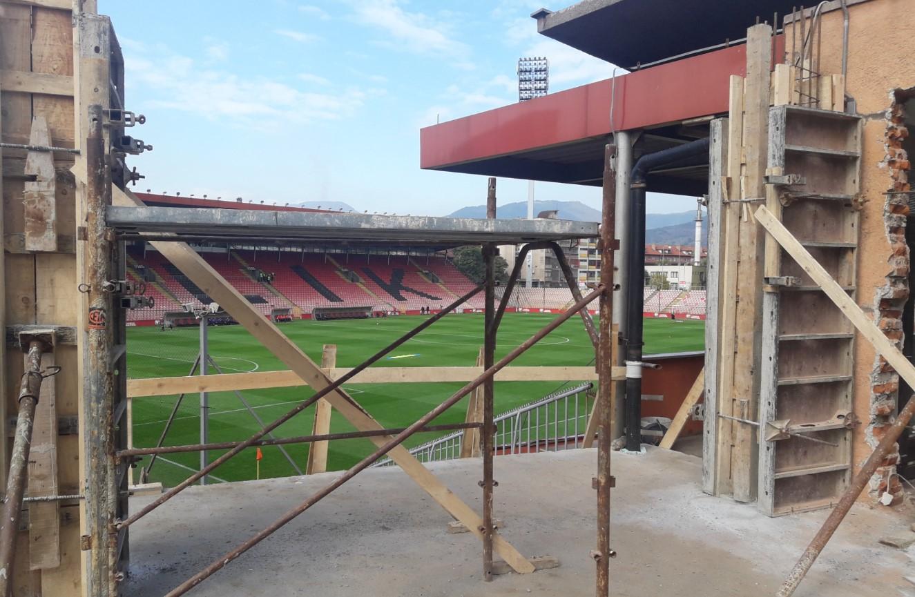 Zenica: Radovi na stadionu Bilino polje - Avaz