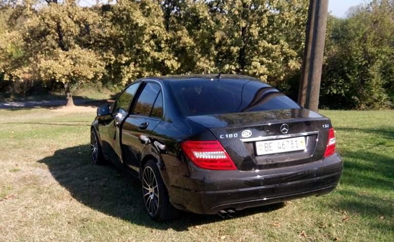 Šimićev oštećeni Mercedes - Avaz