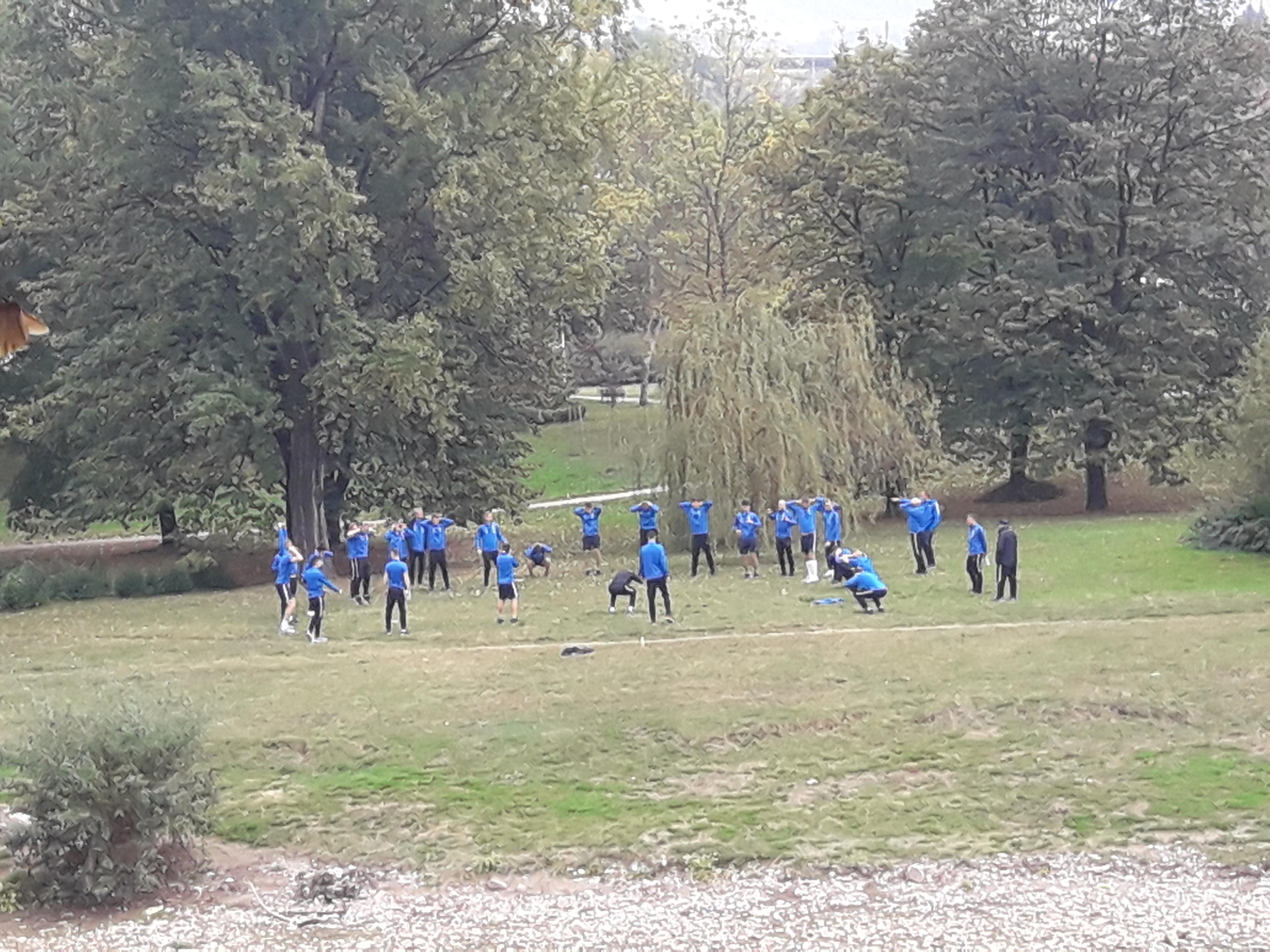 Finci se zagrijavali na Kamberovića polju