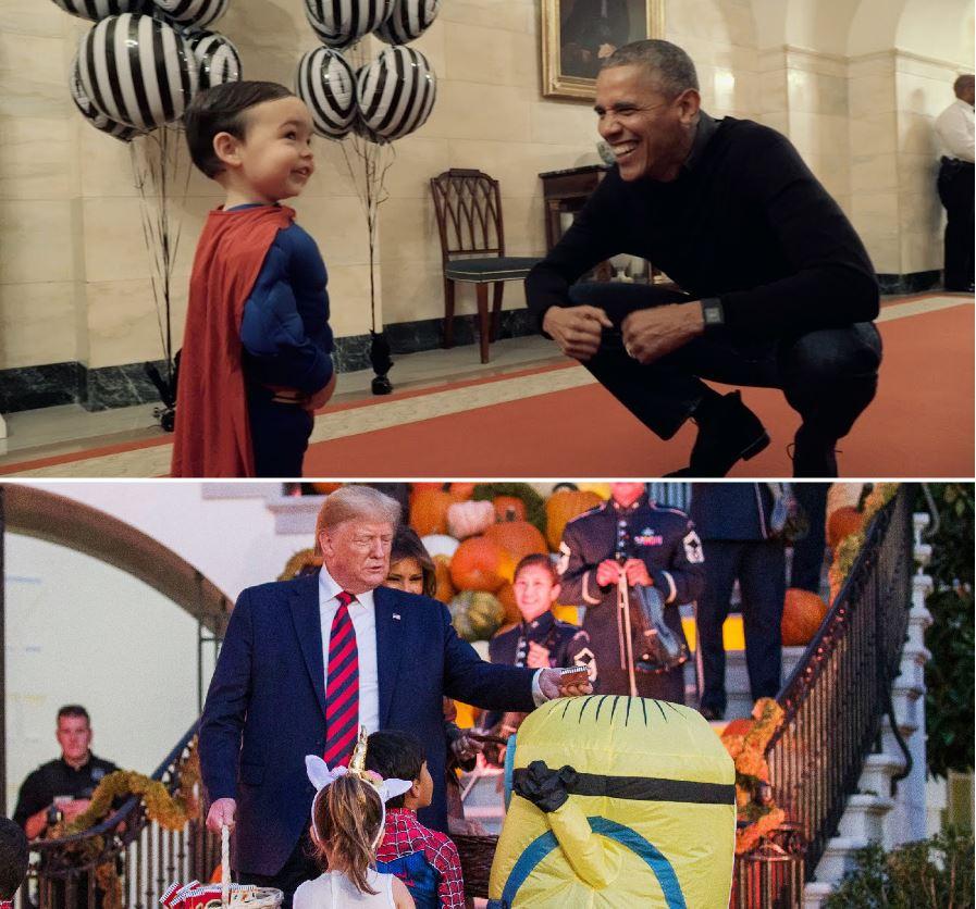 Uporedili smo Trampov Halloween u Bijeloj kući s Obaminim, razlika je strašna