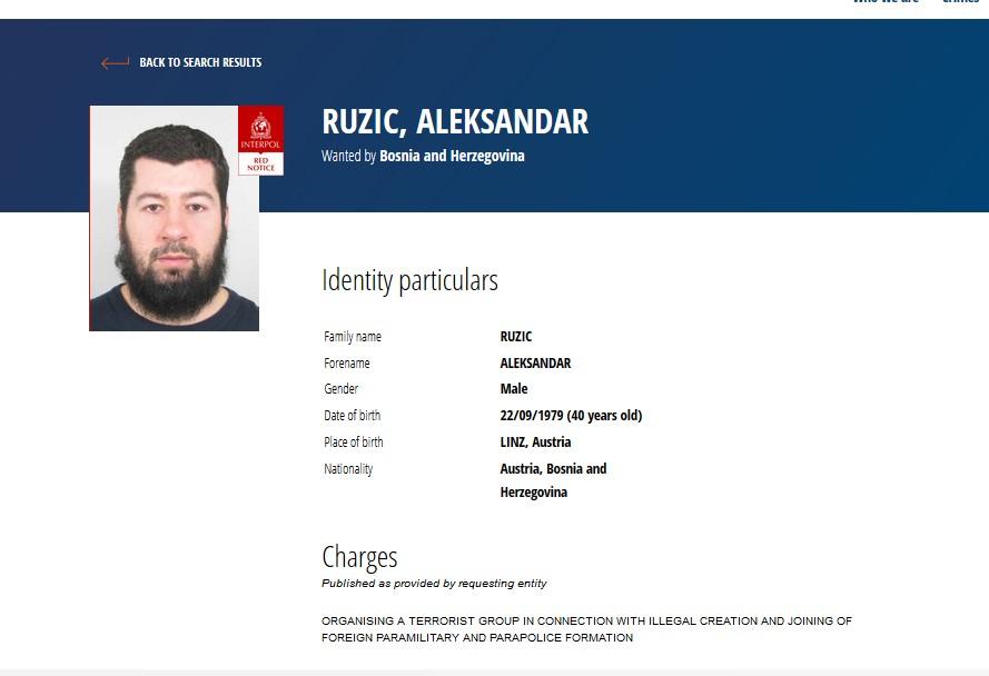 Srbin iz BiH se pridružio "ISIL-u", Interpol za njim raspisao crvenu potjernicu