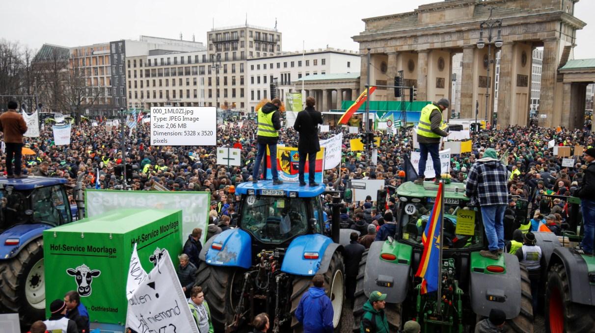 Hiljade traktora na ulicama Berlina