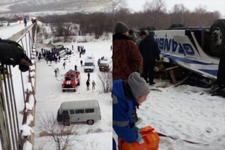 Autobus pun putnika upao u rijeku