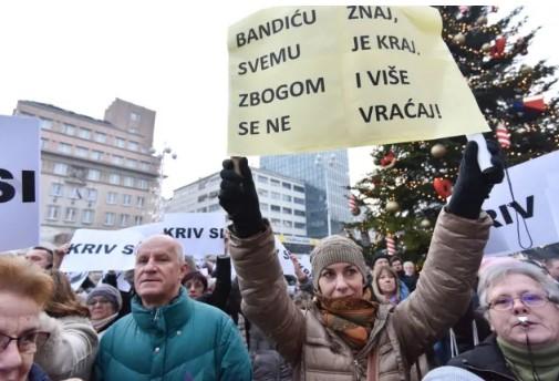 S protesta u Zagrebu - Avaz