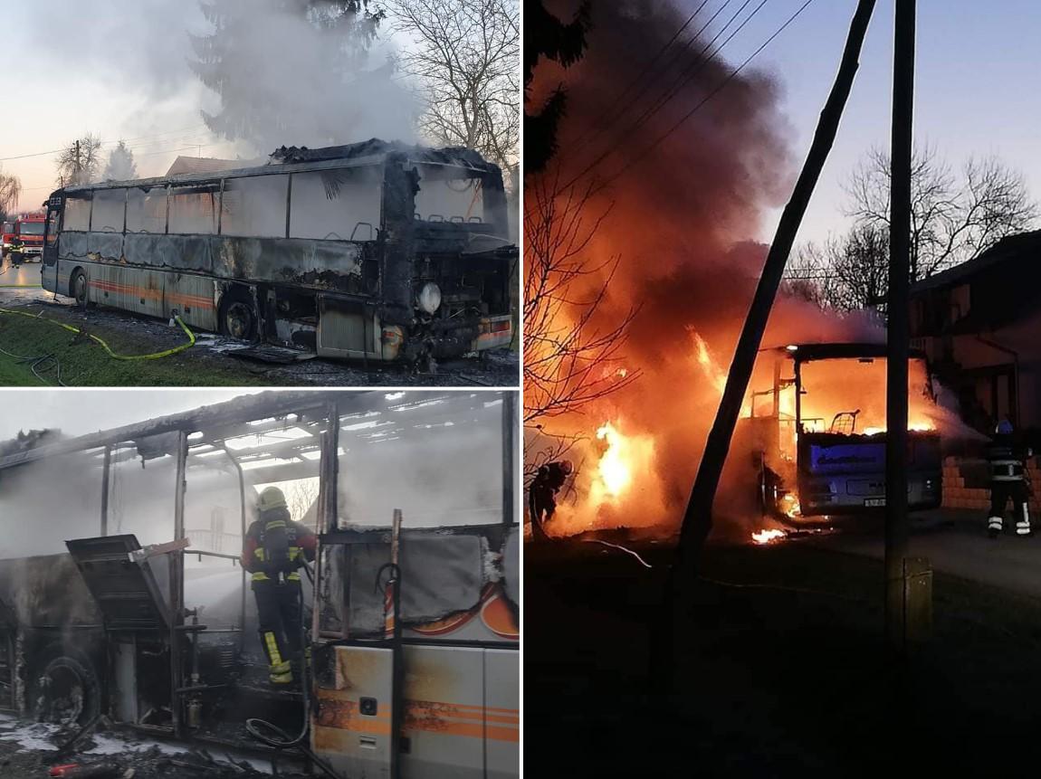 Vatra progutala školski autobus, djeca pobjegla u posljednji trenutak