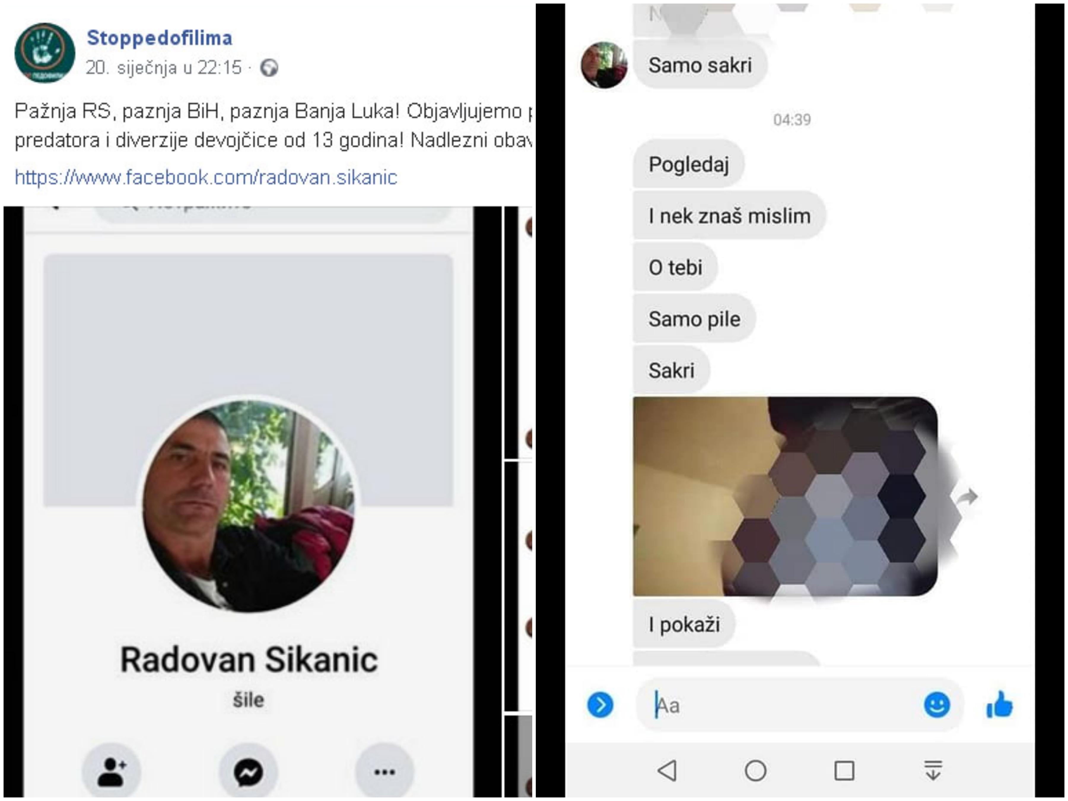 Uhapšen pedofil, djevojčici na Facebooku slao svoje gole fotografije