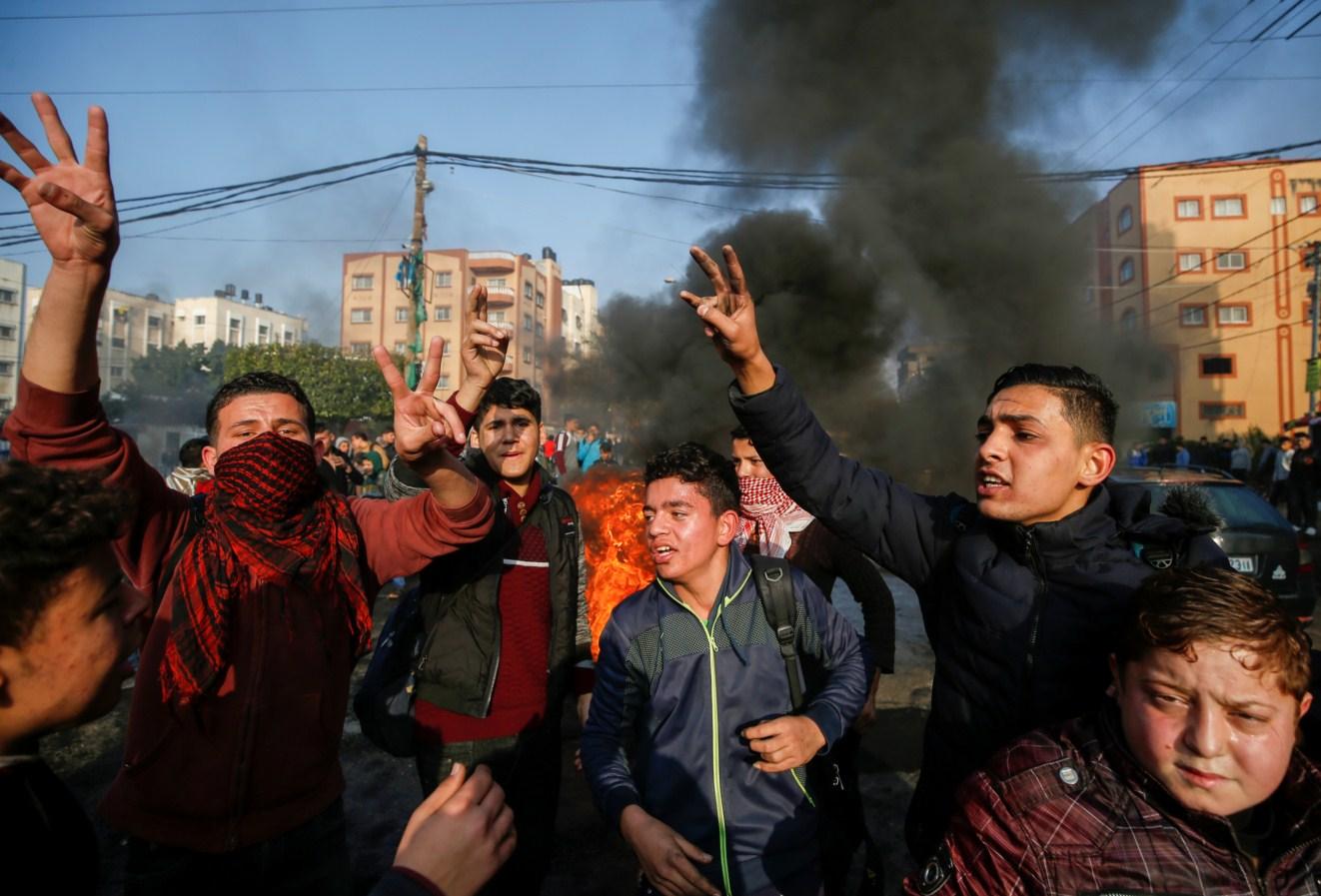 Palestinci izašli na proteste - Avaz