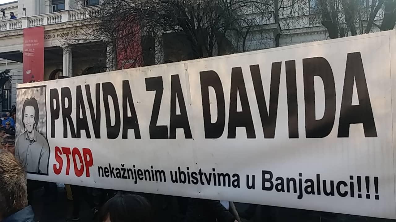 Na proteste stigli i članovi grupe "Pravda za Davida" - Avaz