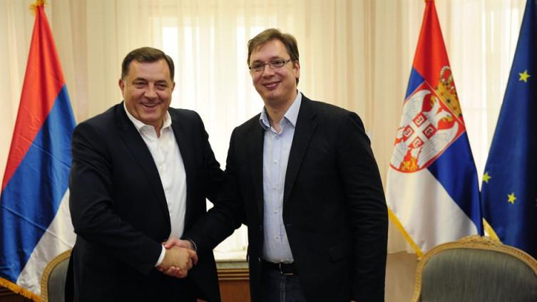 Milorad Dodik i Aleksandar Vučić - Avaz