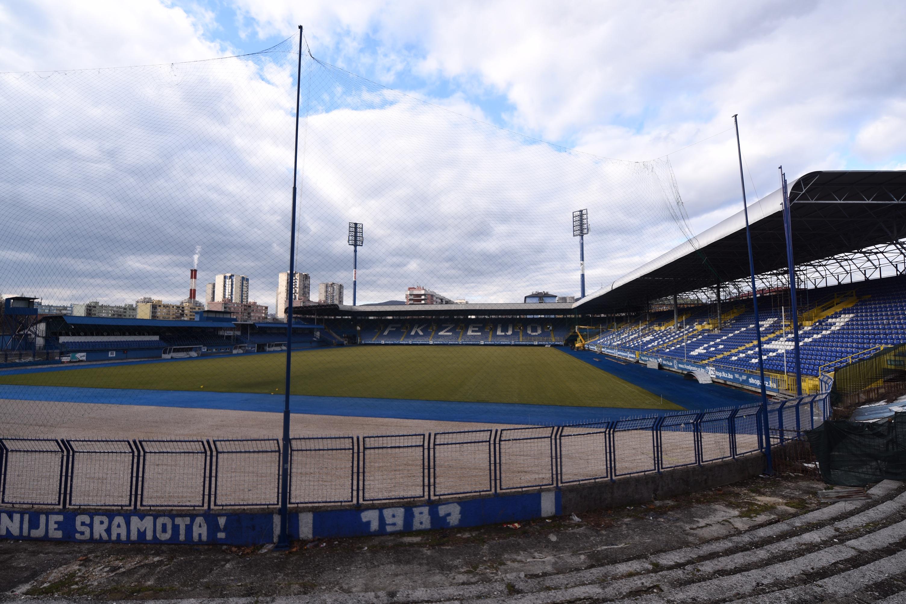 Stadion na Grbavici: Završni radovi - Avaz