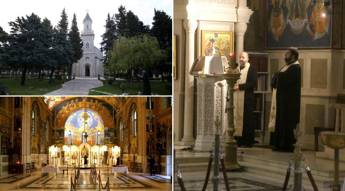 Tužna slika svečane liturgije: U ukrašenom hramu bez vjernika