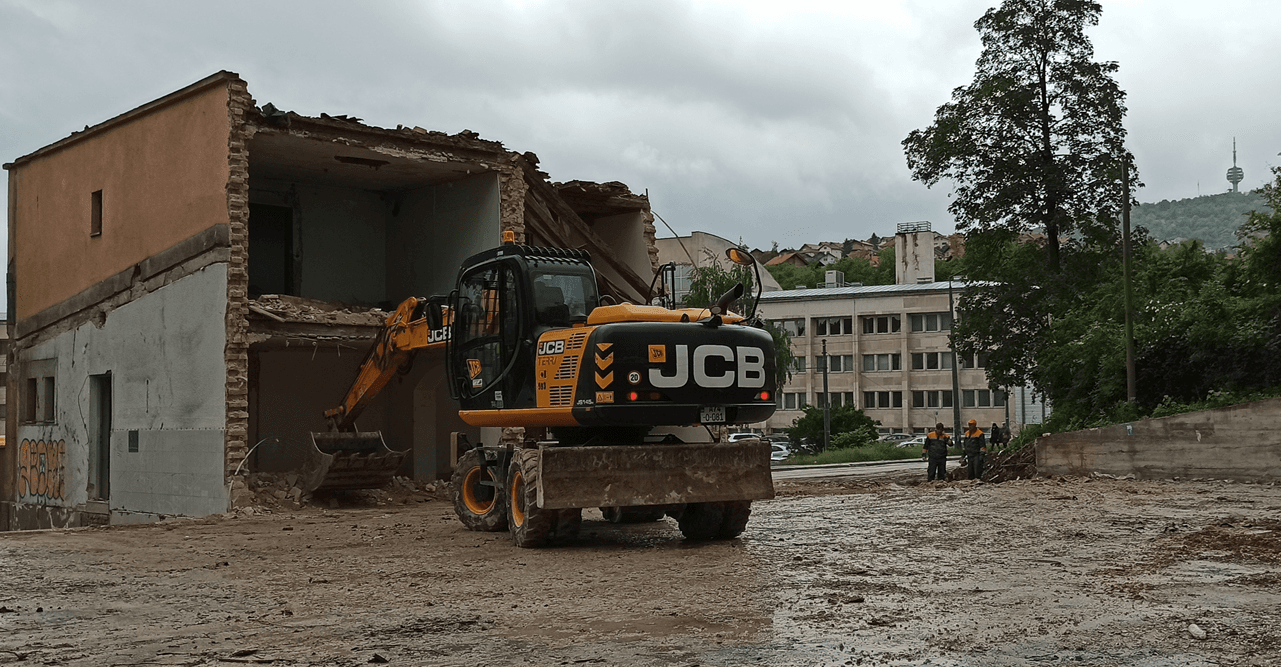 Rušenje objekta na Prvoj transverzali - Avaz