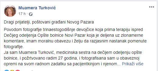 Turković smatra da onaj ko je napravio fotografiju nije imao dobre namjere - Avaz