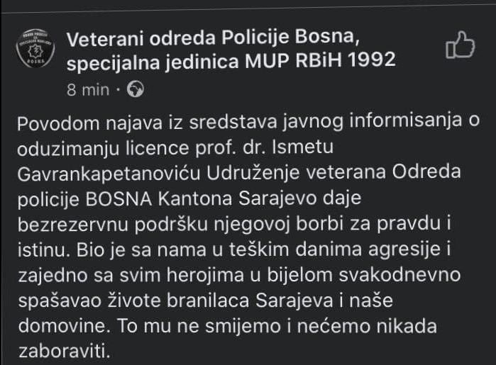 Podrška Vikićevih specijalaca - Avaz