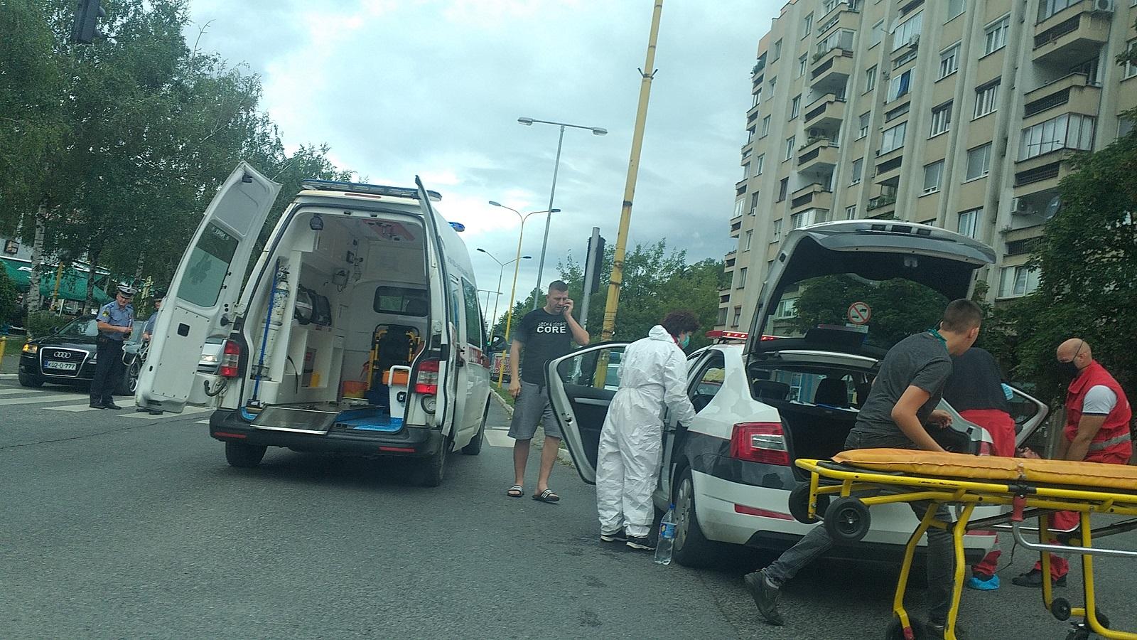 Udaren pješak na raskrsnici Brčanska Malta