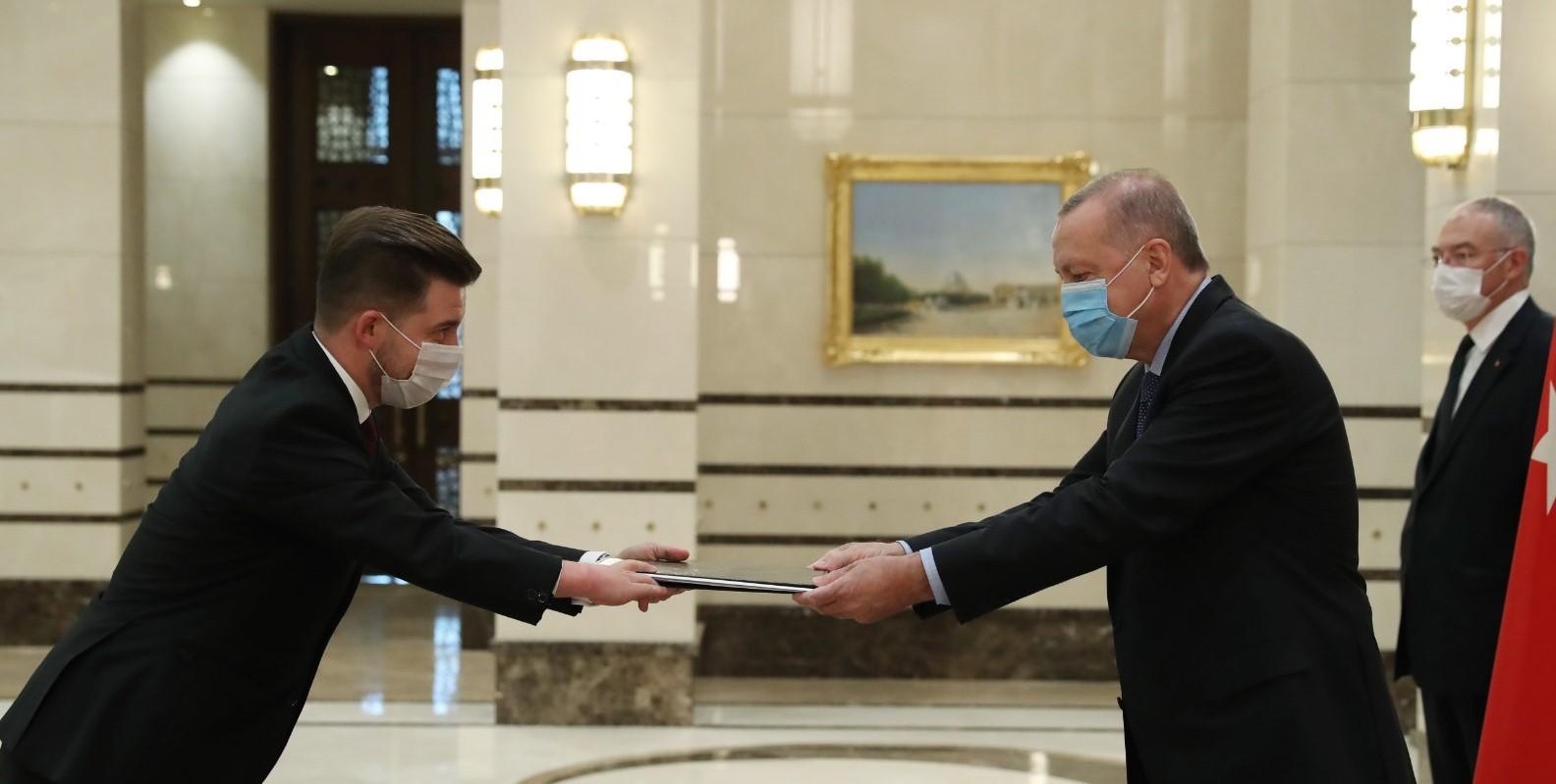 Ambasador BiH Adis Alagić predao akreditive Erdoanu